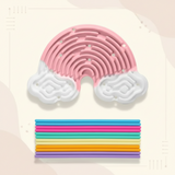 FidgetFrost – Lekfullt & mjukt – Silikon Busy Board