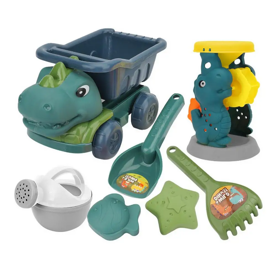 Beach Dino Set™ – Bygg ditt slott – Dinotruck-stranden