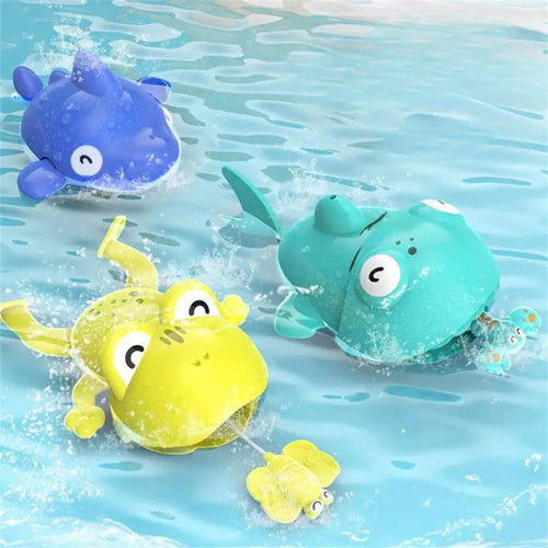 Smooth Splash Friends™ – Djurbad fulla av skoj - Grön groda