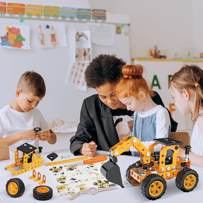MetalBuild – Tufft & pedagogiskt – Konstruktionsfordonsset