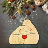 Family Puzzle™ – Personlig morsdagspresent med björnfamiljen