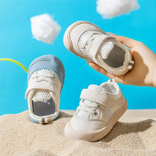 TinySteps Kids - Naturligt & säkert – Barefoot babyskor blå