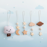 Wooden Baby Rattle Toy – Sensorisk & säker – Babygym