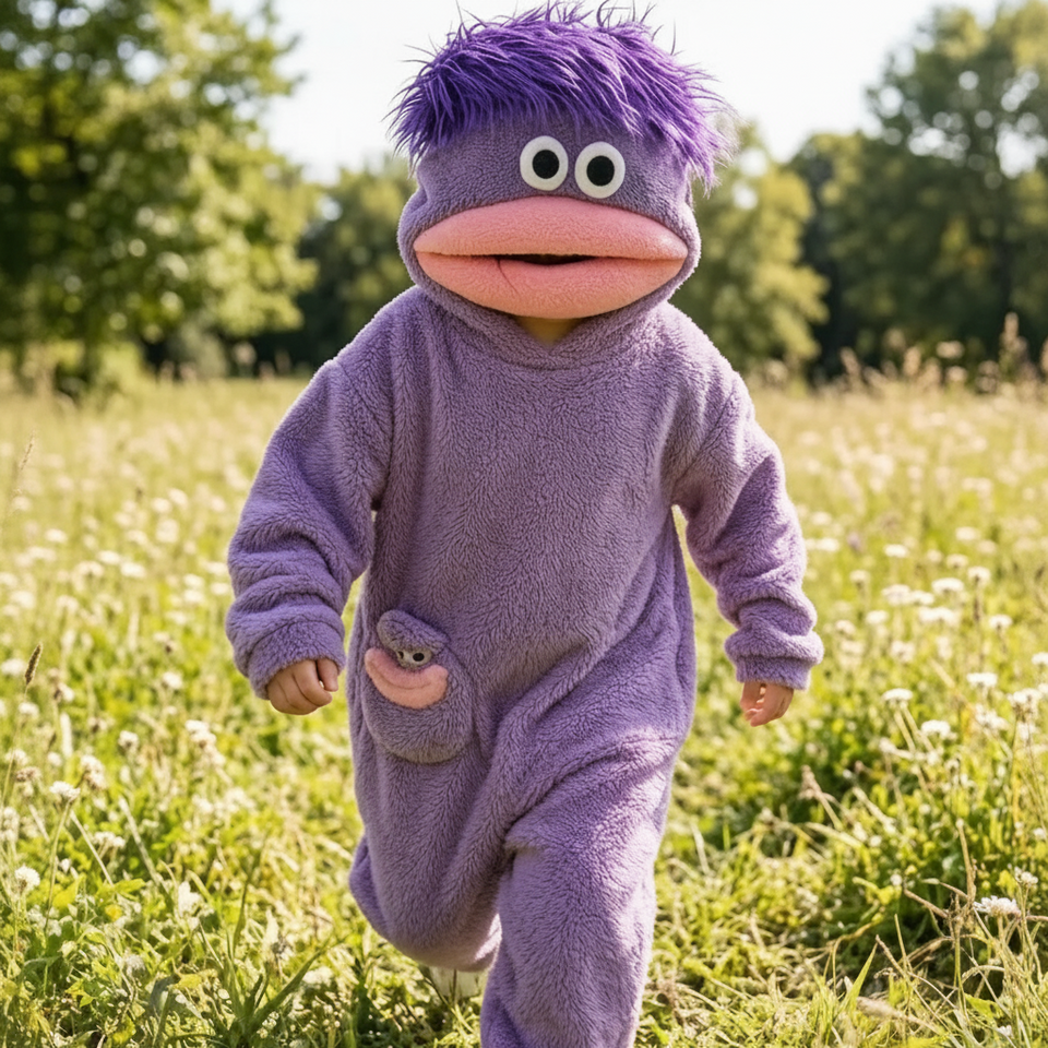 LittleMonster – Bekväm och söt – barnbody med roligt monstermotiv