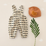 Striped Overall Romper – Mjuk & bekväm – Jumpsuit för barn