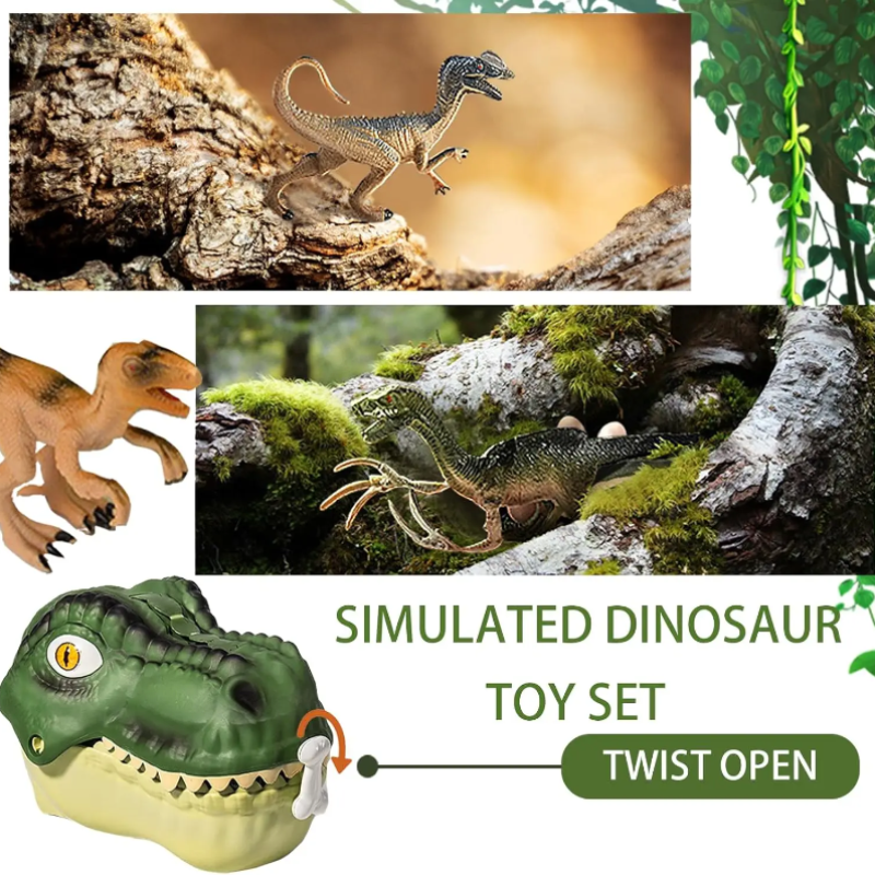 DinoWorld – Kreativt & realistiskt – Lekset med dinosauriehuvud