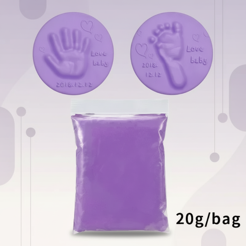 Baby Imprint Clay Kit – Minnen & Unikt – Lera-avtrycksset