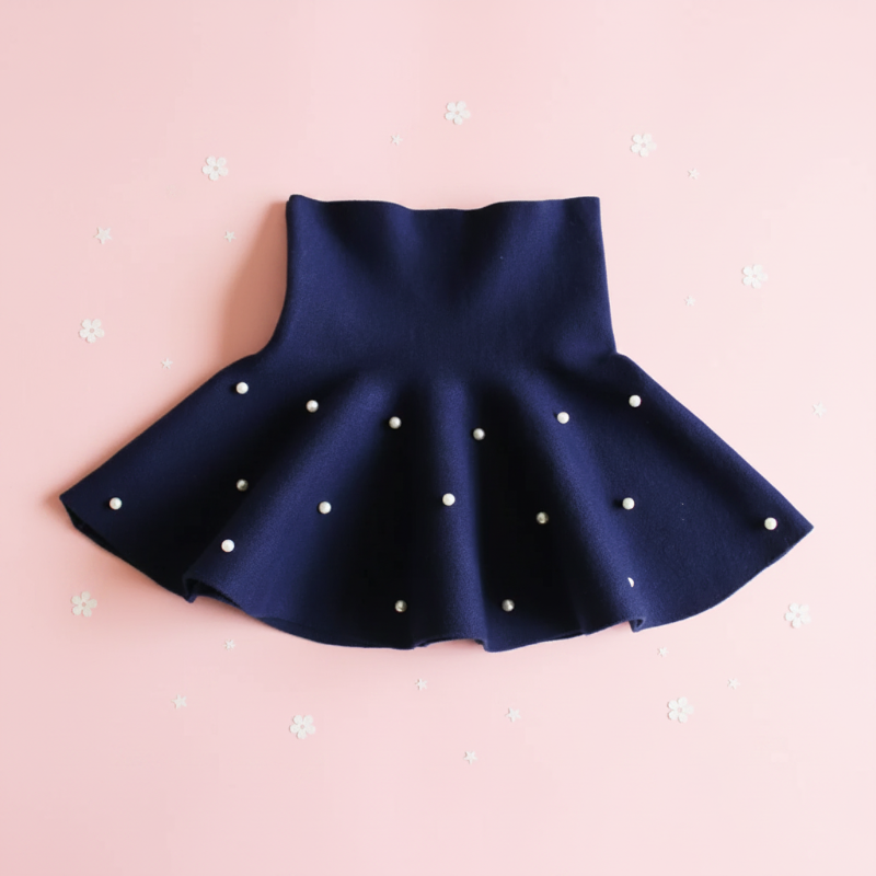 Girls Knitted Skirt – Komfort & stil – Barnkjol
