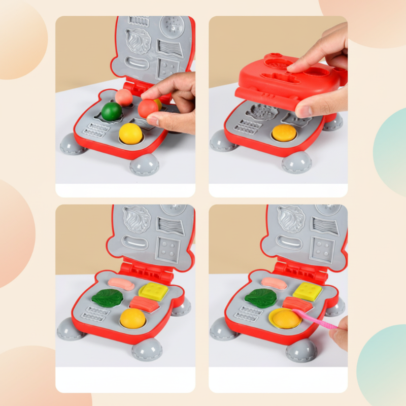 PlayDough Fun – Lekfullt & kreativt – DIY-leksats med lera