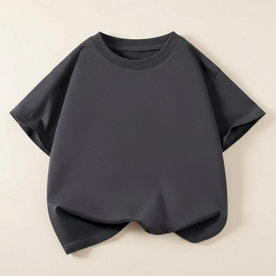 SimpleWear – Casual & Mjuk – Relax Fit T-shirt med rund hals