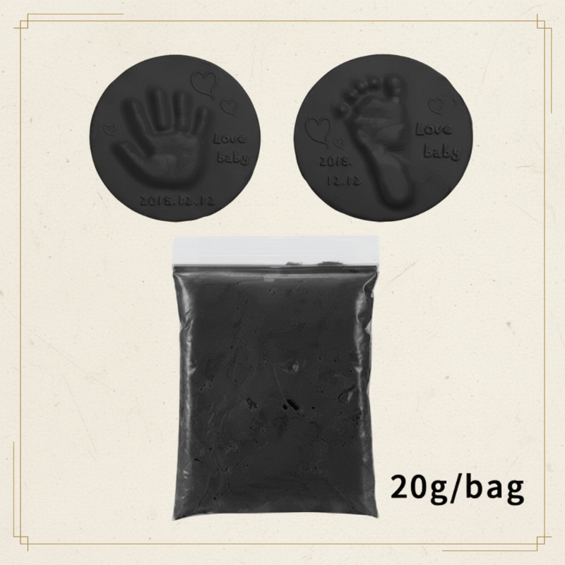 Baby Imprint Clay Kit – Minnen & Unikt – Lera-avtrycksset
