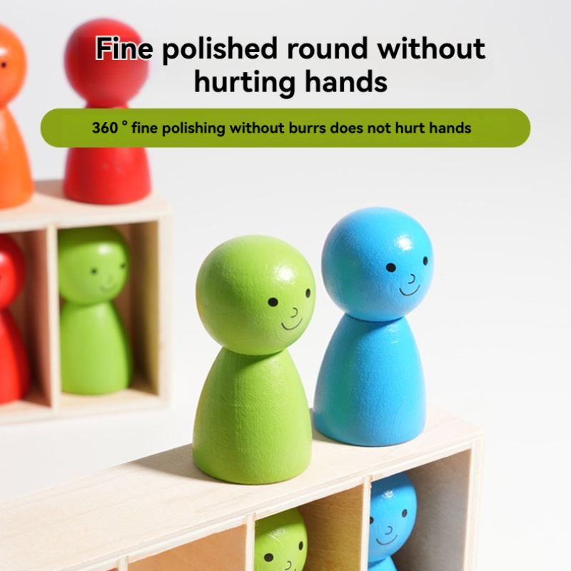 WoodenMatch – Smart & lekfullt – Montessori färgspel