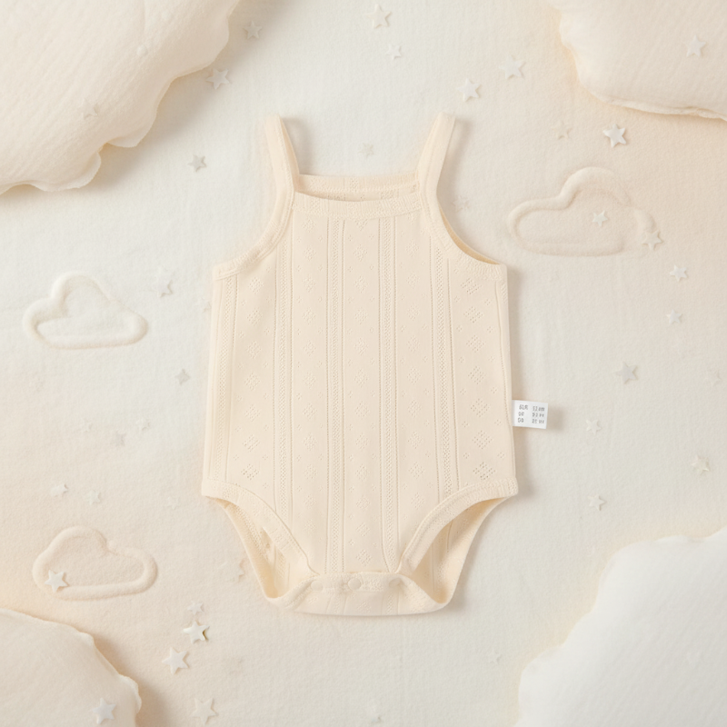 Summer Bodysuit – Luftigt & bekvämt – Stickad babybody
