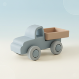 Montessori Silicone Toy Car – Säker & bettvänlig – Bittleksak i silikon i form av ett fordon
