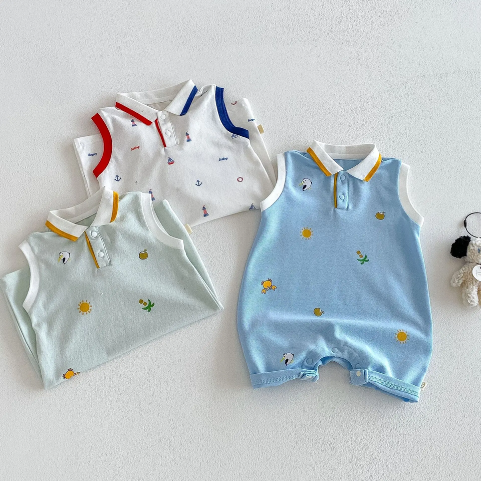 SunnyBaby – Bekväm och söt – Polo-body för spädbarn
