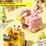 TinyExcavators – Unikt & funktionellt – Grävmaskin-vattenflaska med sugrör