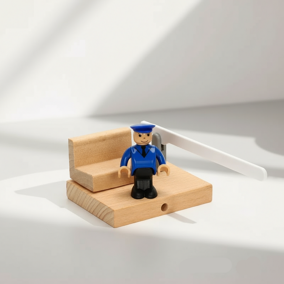 Woods – Snyggt och pedagogiskt – lekset med träbussar