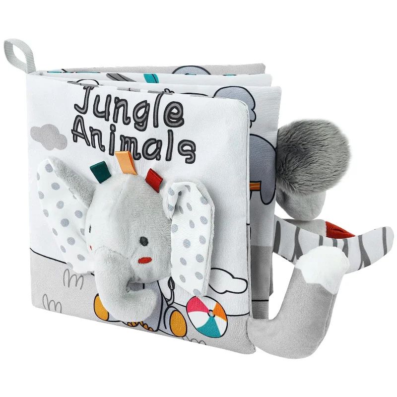 Soft Sensory Book – Känn & Upptäck - Babyhäfte