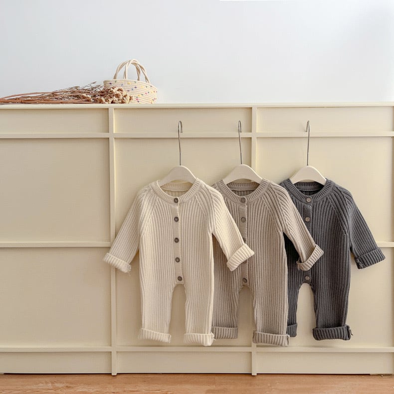 CozyCotton – Bekväm & snygg - Stickad Romper
