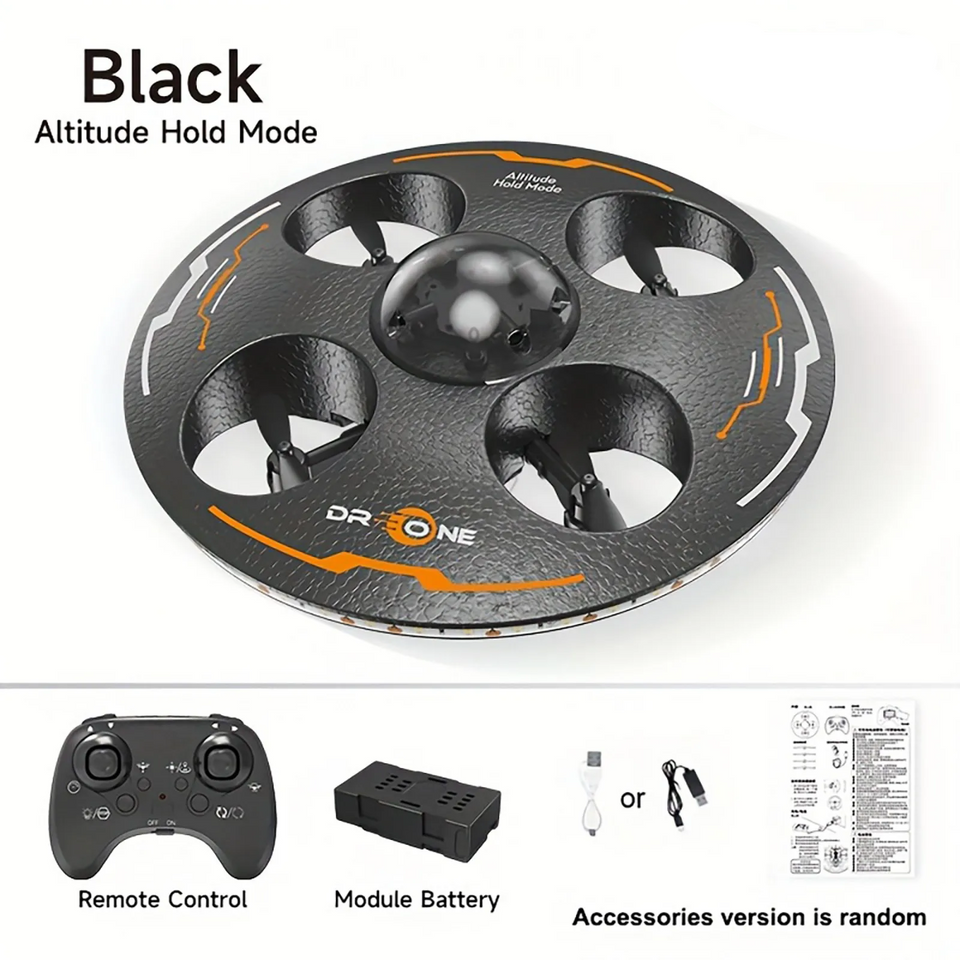AeroQuest – LED & RC – Svävande UFO-drönare