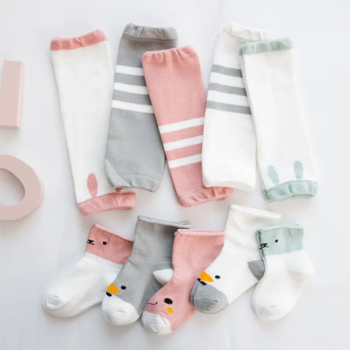 Mini Fashion™ - Babysteg med stil - Set med benvärmare