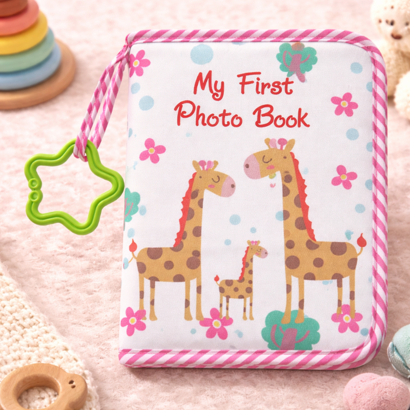 Baby Photo Album – Mjuk & Minnen – Fotobok i tyg