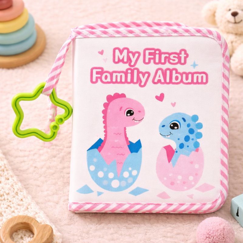 Baby Photo Album – Mjuk & Minnen – Fotobok i tyg