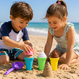 BeachFun – Sandlek & Kreativitet – Strand- och glasskop-lekset