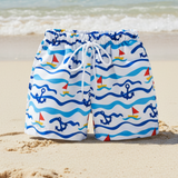 Beach Shorts – Lätt och lekfull – Tropisk badbyxa för barn