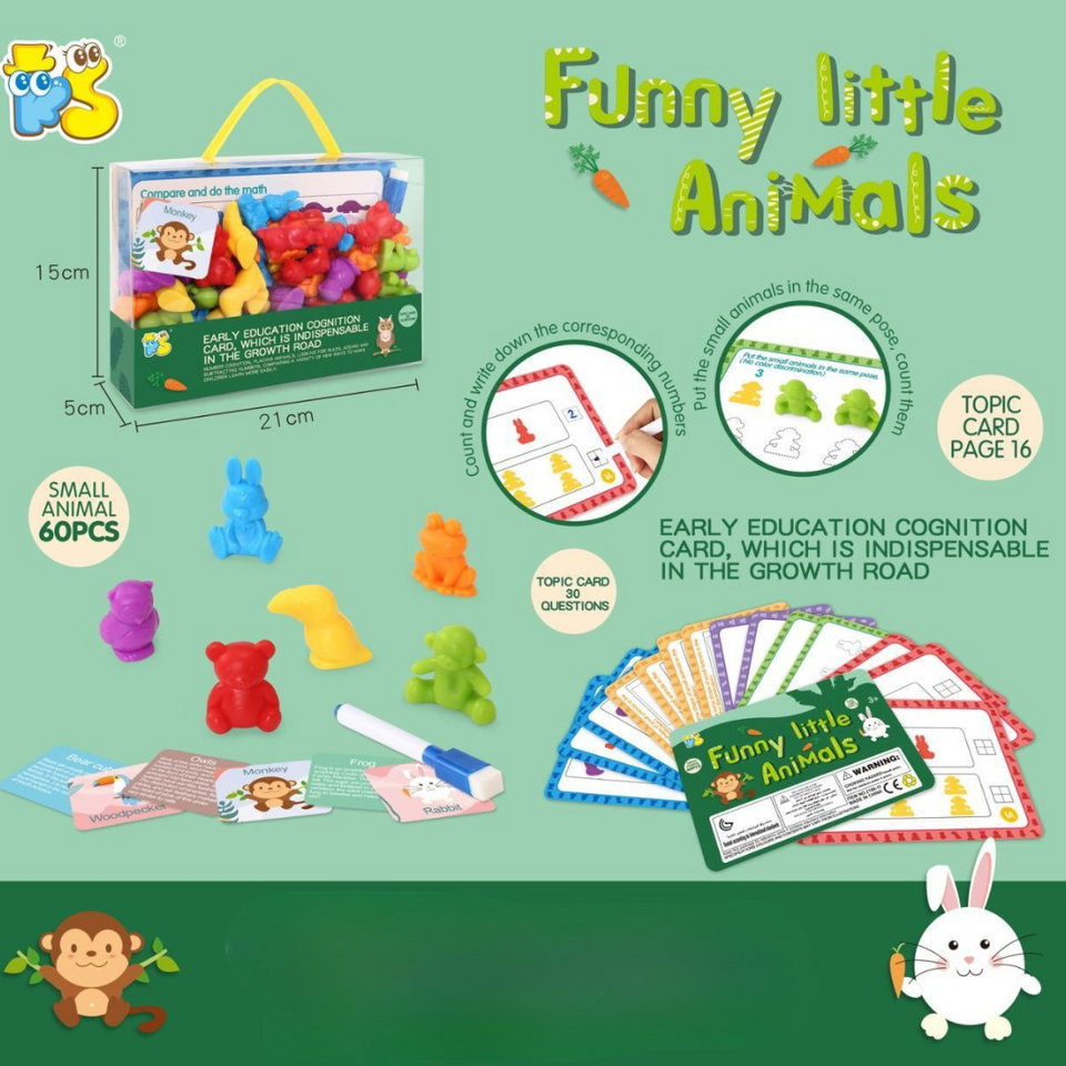 Rainbow Teddy Bears Toys™ - Pedagogisk & kreativ - Räknande regnbågsbjörnar