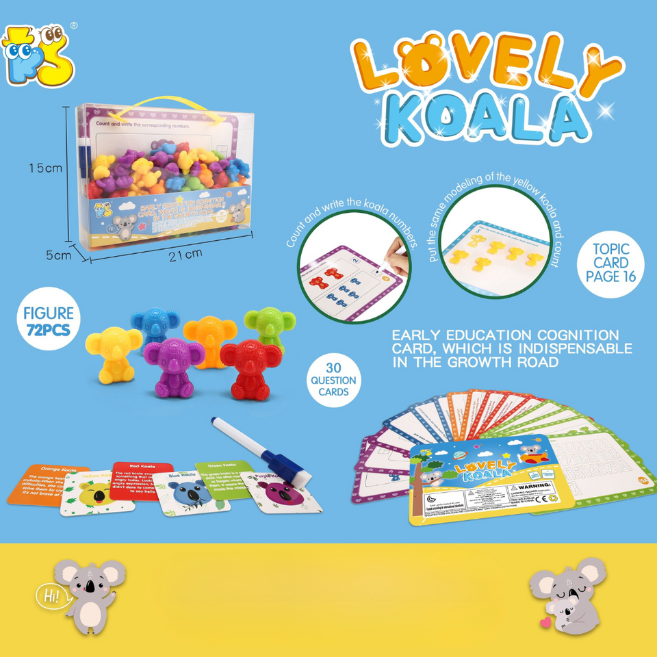 Rainbow Teddy Bears Toys™ - Pedagogisk & kreativ - Räknande regnbågsbjörnar