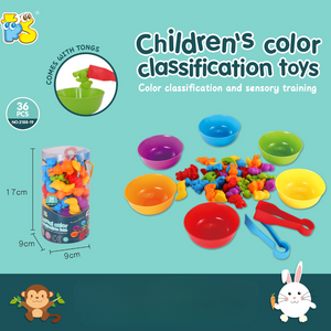 Rainbow Teddy Bears Toys™ - Pedagogisk & kreativ - Räknande regnbågsbjörnar