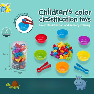 Rainbow Teddy Bears Toys™ - Pedagogisk & kreativ - Räknande regnbågsbjörnar