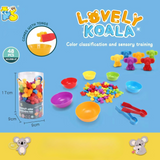Rainbow Teddy Bears Toys™ - Pedagogisk & kreativ - Räknande regnbågsbjörnar
