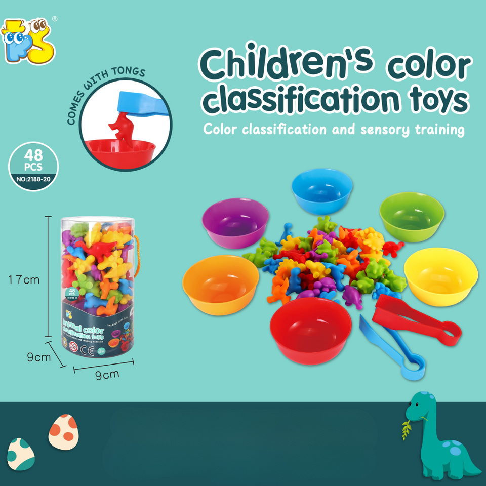 Rainbow Teddy Bears Toys™ - Pedagogisk & kreativ - Räknande regnbågsbjörnar