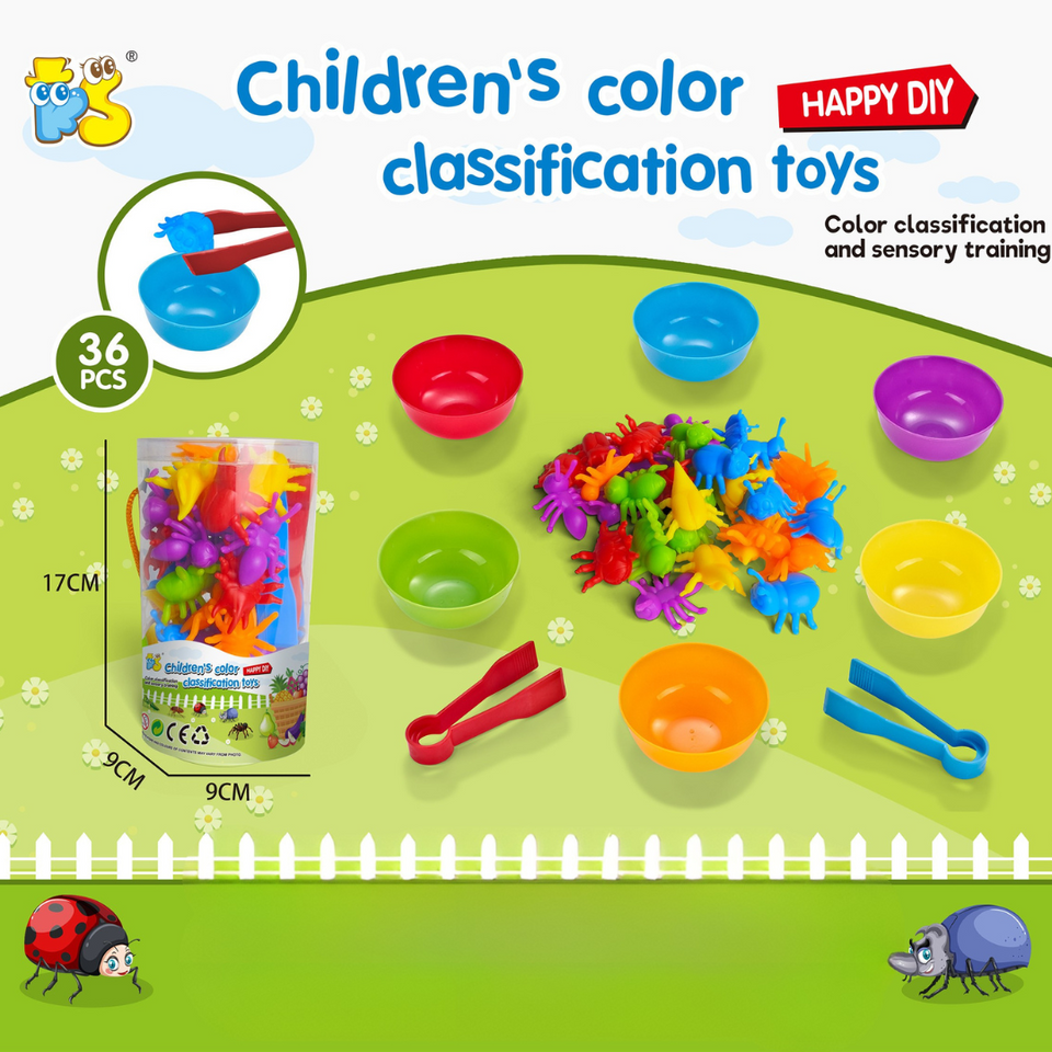 Rainbow Teddy Bears Toys™ - Pedagogisk & kreativ - Räknande regnbågsbjörnar