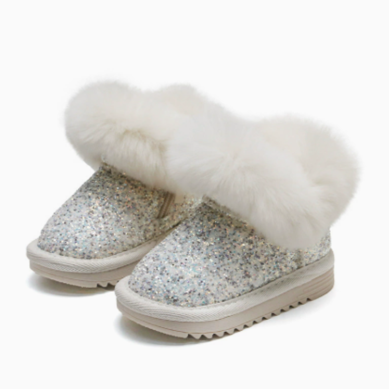 Mini Fashion™ - Varma & Snygga - Glittriga vinterskor för barn