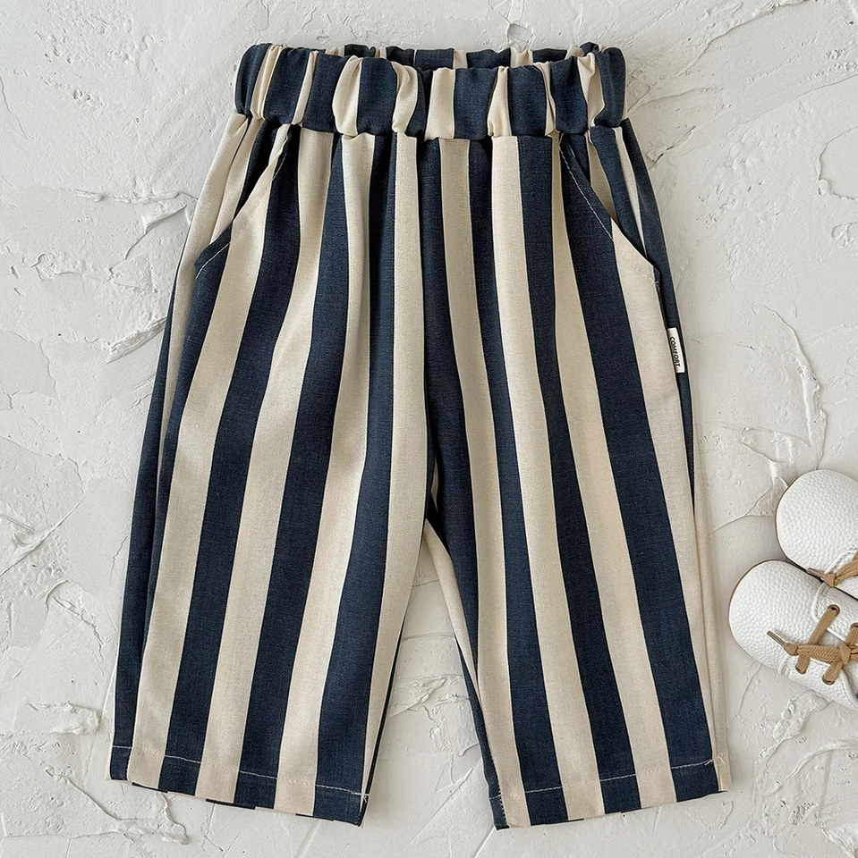 SoftStripe – Mjuka och bekväma – babybyxor med randigt mönster
