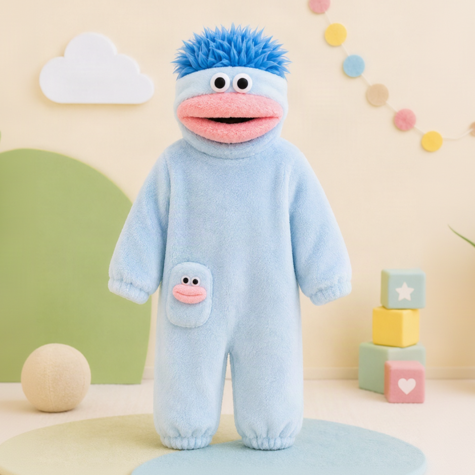 LittleMonster – Bekväm och söt – barnbody med roligt monstermotiv