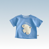 LittlePatch – Tecknad film & Roligt  – Barn-T-shirt med tecknade film-patchar