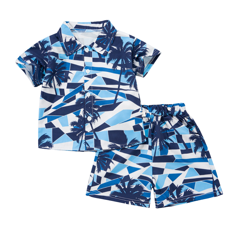 Mini Fashion™ - Fräsch och glad - Blommigt set för pojkar