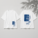 BrightTees – Bekväm och färgglad – T-shirt med tryck