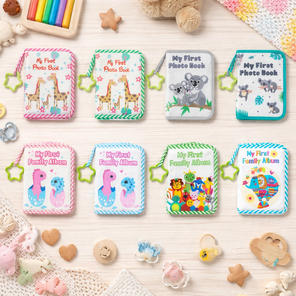 Baby Photo Album – Mjuk & Minnen – Fotobok i tyg