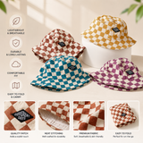 Bucket Hat – Söt & skyddande – barnmössa i rutmönster