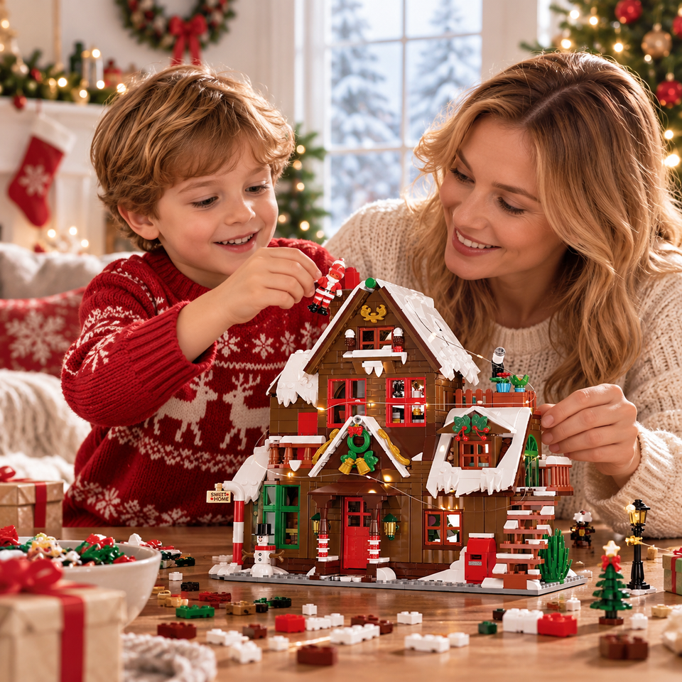ChristmasHome – Festligt & kreativt – Byggsats för julhus