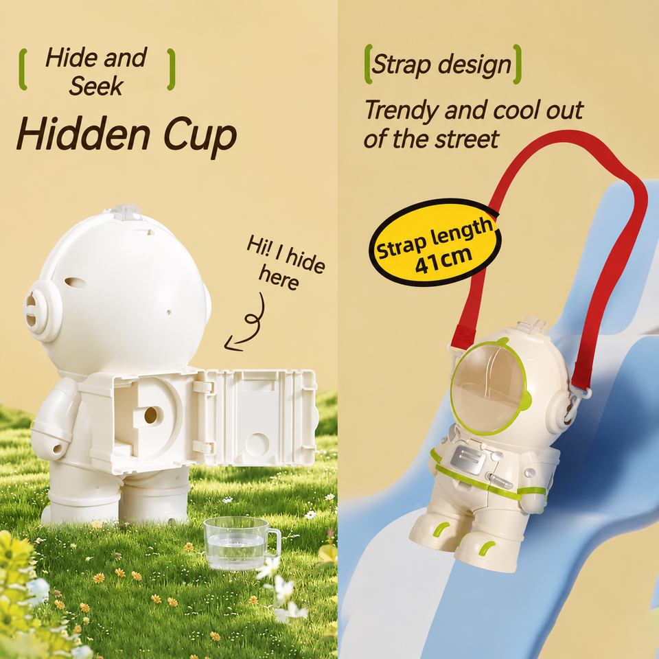 SpaceBot – Cool & Praktisk – Astronaut-mugg