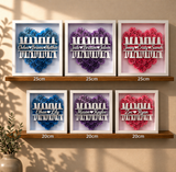 Personalized Rose Shadow Box – En unik morsdagspresent – en personlig skuggbox med rosor