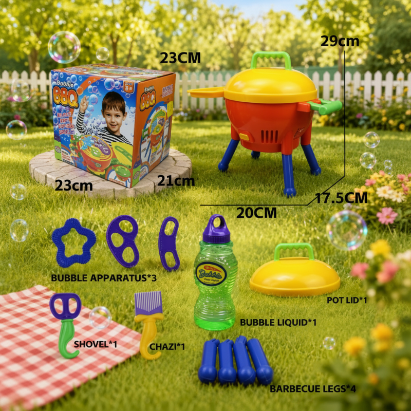 BBQ Bubble Maker – Lekfullt & interaktivt – Bubbelblåsning BBQ