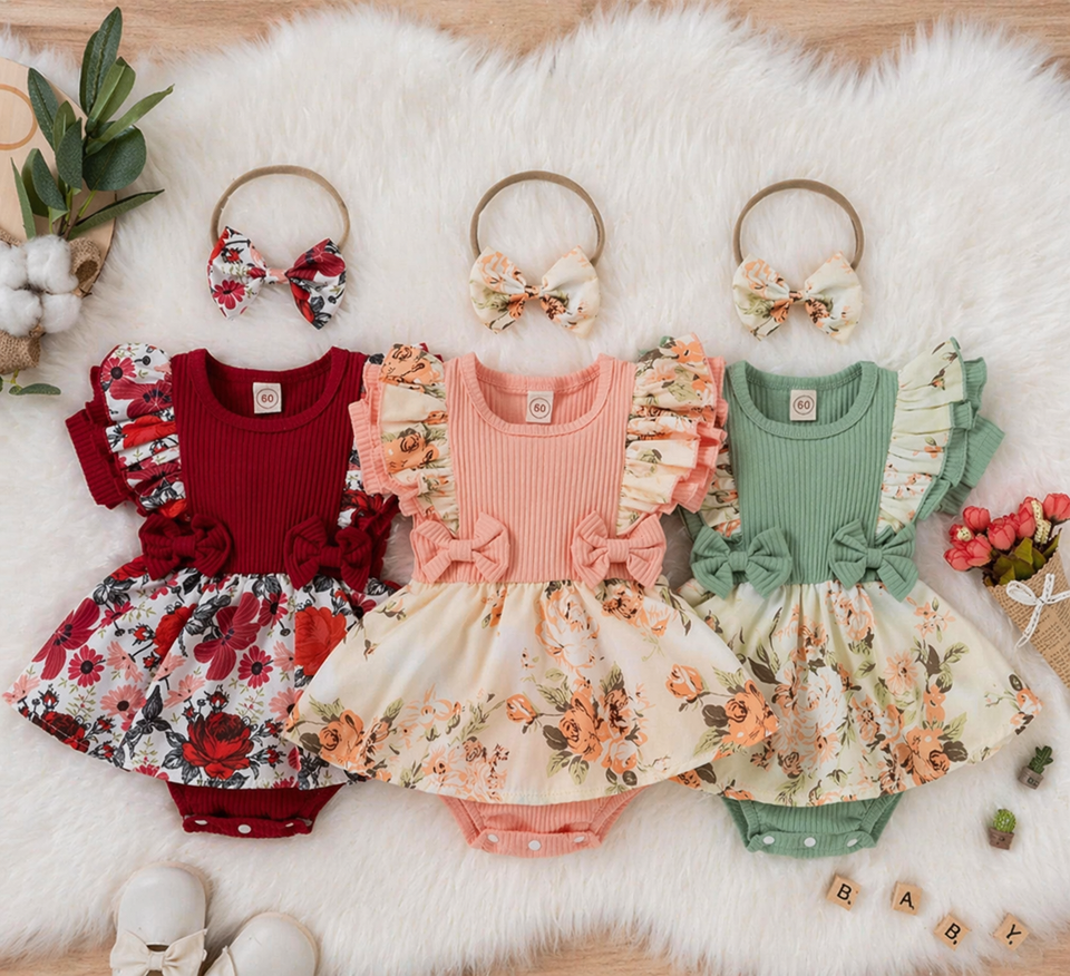 Mini Fashion™ - Mjuk mot huden - Sparkdräkt för flickor