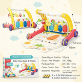 Step & Play – Interaktivt & Säker – 3-i-1 gåstol & babygym